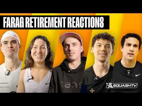 Squash Stars React To Ali Farag's Shock Retirement