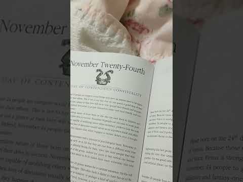 November 24th people ~ The Secret Language of Birthdays.  💫