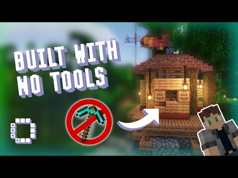 I Built An Alchemist's House With No Tools In Survival Minecraft