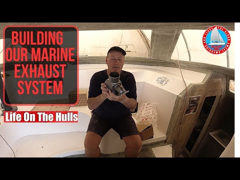Marine Engine Exhaust Design - Complete Catamaran Build Ep268