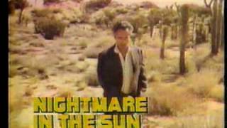 CBS Late Movie promo Nightmare in the Sun 1979