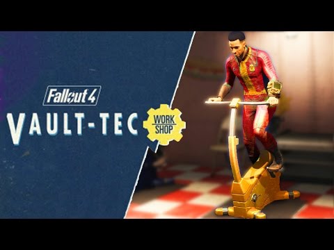 Fallout 4 DLC Vault Tec Workshop New Items Showcase & More ! (New DLC Gameplay)