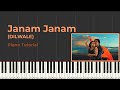 Janam Janam EPIC Piano Cover | Learn to play Janam Janam from Dilwale - Bee Piano Tutorials