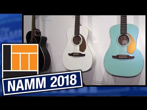 L&M @ NAMM 2018: Fender California Series Acoustic Guitars