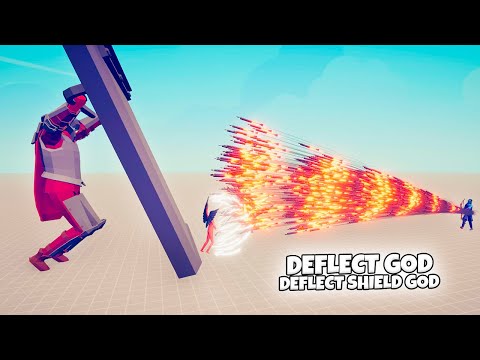 DEFLECT GOD and DEFLECT SHIELD GOD vs EVERY GOD | TABS Totally Accurate Battle Simulator Gameplay