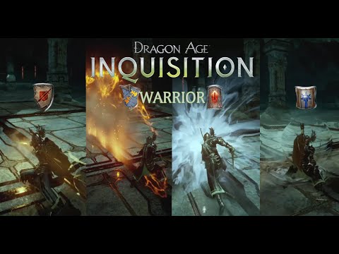 Dragon Age: Inquisition - All Warrior Abilities (With Upgrades) | AbilityPreview