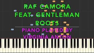 Roots - RAF Camora feat. Gentleman (Anthrazit)  Piano Cover Synthesia
