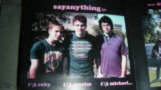 Say Anything Thats That Do What We Want