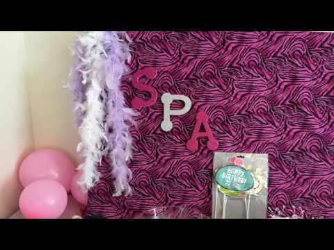 Brianna's Spa Birthday Party