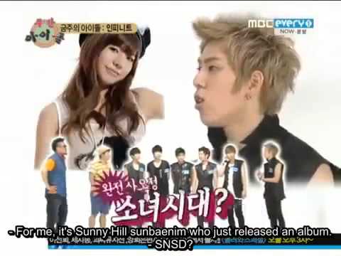 [ENG SUB] 110813 Weekly Idol Infinite part 1