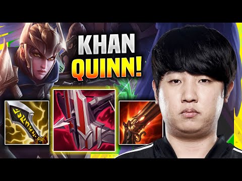 KHAN IS A MONSTER WITH QUINN! - DK Khan Plays Quinn Top vs Jayce! | Season 11