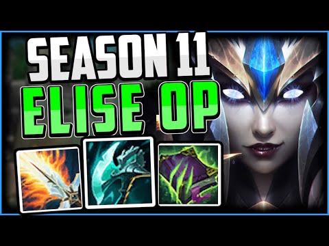 HOW TO PLAY ELISE JUNGLE & HYPER CARRY! Best Build/Runes Elise Jungle Season 11 League of Legends