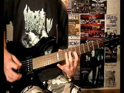 Satanic Warmaster - The Vampiric Tyrant Guitar Cover