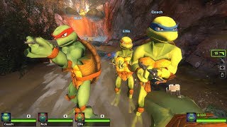 Left4Dead: TMNT Ninja Turtles Mod in Cold Stream Campaign