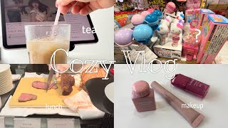 【日常vlog】6月vlog 新宿ビュッフェ お菓子パーティー🍩 メガ割オリヤン購入品紹介まで💄