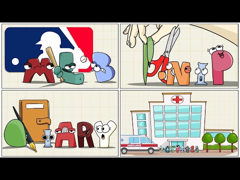 Alphabet Lore PARODY COMPILATION / Alphabet Lore animation @Mike Salcedo