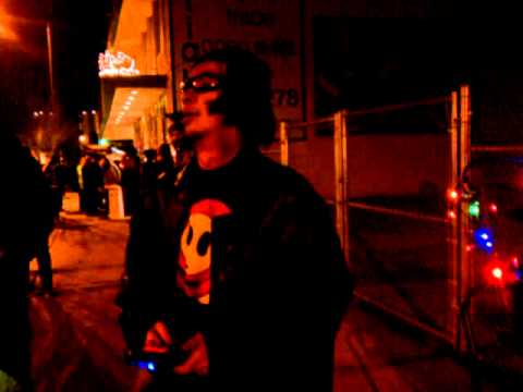 8-bit street performance for First Friday 01-07-11 3