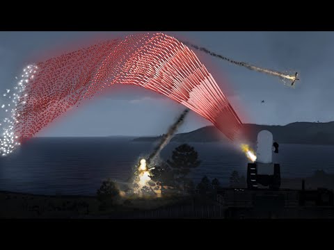 Fighter Jets SHOT DOWN by C-RAM System - MiG-29 - A-10 Warthog - Military Simulation - ArmA 3