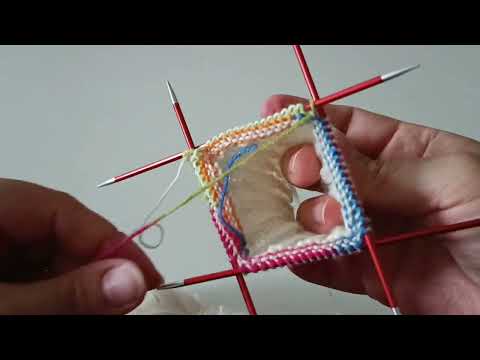 3 variations of how to knit GumGum socks (striped socks) on double-pointed needles!