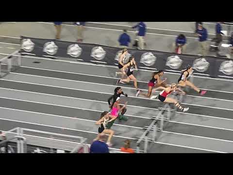 Girls 60m Hurdles - Section 3 - Louisville Indoor Games 2/27/2021