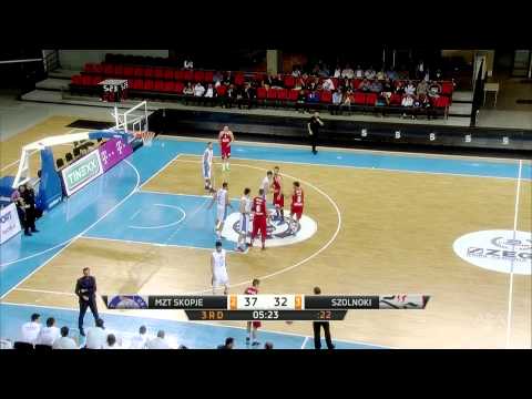 ABA Liga 2014/15, Round 04 match: MZT Skopje Aerodrom - Szolnoki Olaj