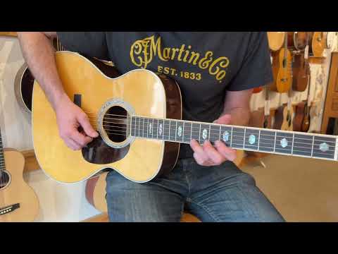 Have You Tried a Martin Jumbo? - The Martin J-40 looks just right in front of a band