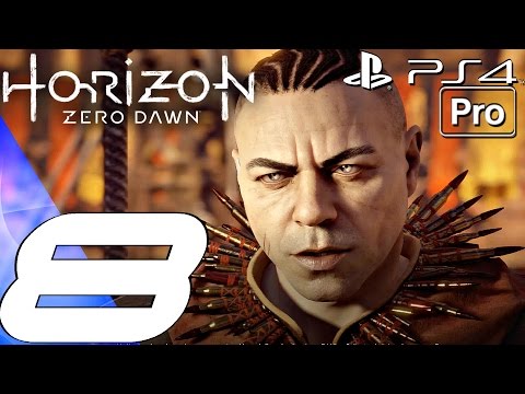 Horizon Zero Dawn - Gameplay Walkthrough Part 8 - Thunderjaw Boss & Rockbreaker Boss (PS4 PRO)
