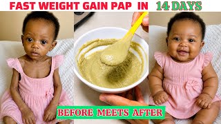 Quick WEIGHT GAIN PAP FOR BABIES & KIDS | How to make pap | Akamu for Babies and Adults | Babyfood