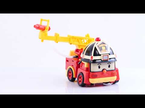 Рой мега трансформер с подсветкой и сиреной от Robocar Poli