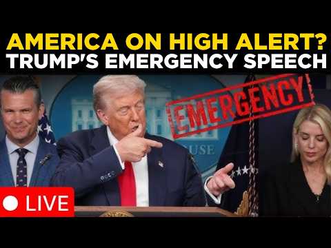 Trump LIVE: Trump Issues Urgent Warning, US Put On High Alert? | US BREAKING NEWS | Live News