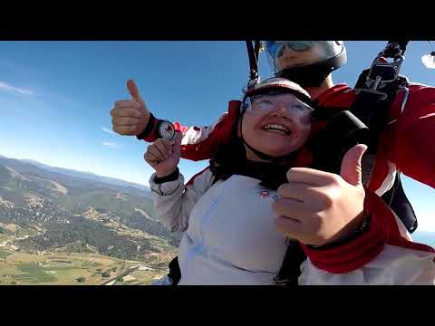 2019.01.17 skydive 16500ft ,ABEL TASMAN, Nelson, New Zealand (Handicam video) by Carol