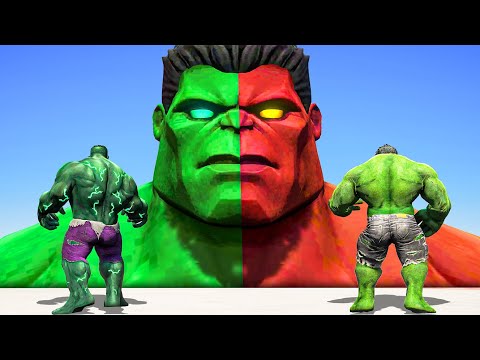 The Hulk Smasher | Red Hulk vs Hulk vs Immortal Hulk vs Hulk Marvel - What If