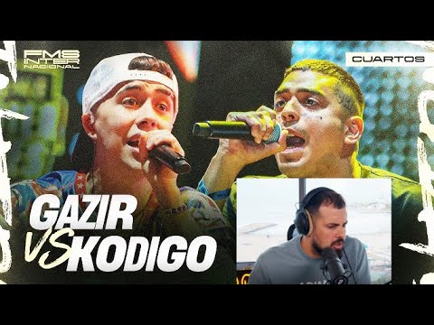 PAPO REACCIONA A KODIGO vs GAZIR - Cuartos FMS Internacional 2025