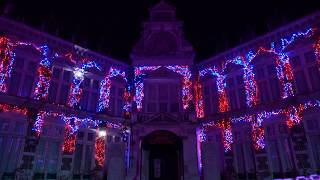 preview picture of video 'Huis Ten Bosch Thriller City Illumination 豪斯登堡戰慄城燈光秀'