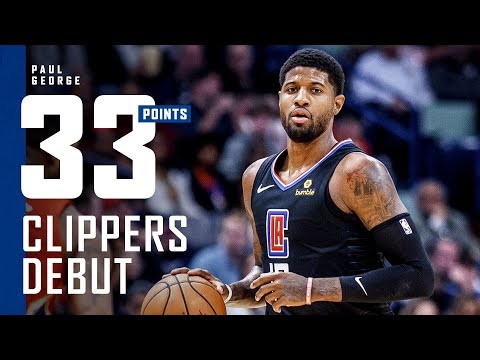 Paul George Scores 33 Points in his Clippers Debut | Full Highlights