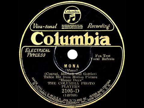 1930 Ben Selvin (as ‘Columbia Photo Players’) - Mona (Irving Kaufman, vocal)