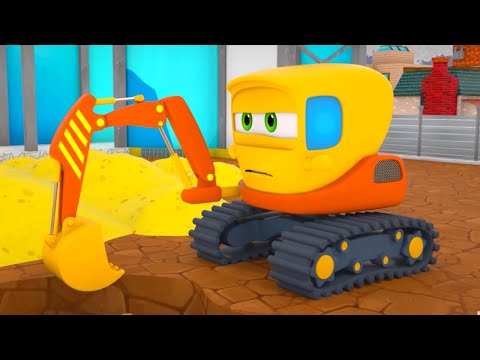 Bagger und Freunde Kinderfilm - magischer Hut | Motorville - Cartoon für Kinder