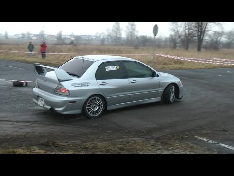 Noworoczny Rallysprint AZT 2015 - Damian Nowak Paweł Filipowicz Mitsubishi Lancer by OesRecords