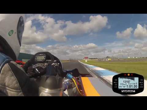 Donington Park Race 2 June 2017 Sam Moss #31 125 Open Superkart