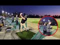 Man hits SHOCK’D ball at driving range!!