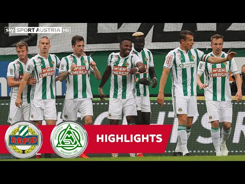 Tipico Bundesliga - Europa League-Playoff-Halbfinale: SK Rapid Wien - SV Mattersburg 2:0