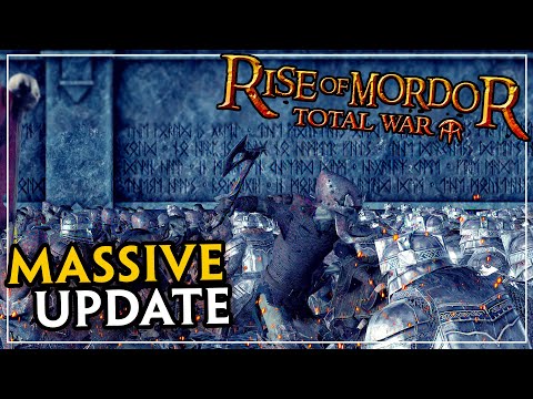 EPIC BATTLE FOR MORIA - Massive Update - Total War Rise Of Mordor