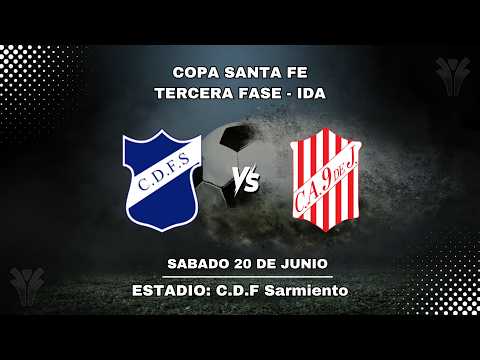 [En Vivo] - Club Domingo Faustino Sarmiento vs Club 9 de Julio - Copa Santa Fe 2026
