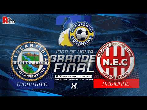 🎙️⚽ AO VIVO – GRANDE FINAL TOCANTÍNIA X NACIONAL NOVA OLINDA JOGO DE VOLTA COPÃO TOCANTINS 2026 ⚽🎙️