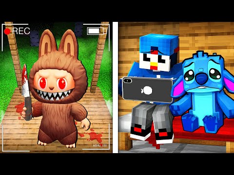 MY CAMERA FILMED A LABUBU IN FRONT OF MY HOUSE AT 3:00 AM ON MINECRAFT! 😱