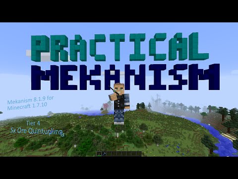 Practical Mekanism Ore Quintupling 5x Ore Processing - KollinsPlays Minecraft MOD Tutorial