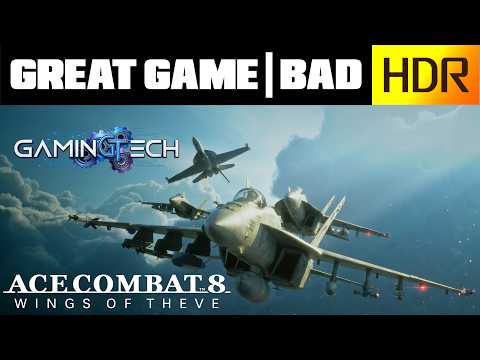 Ace Combat 8 - Best HDR Settings - Bad HDR But Great Game