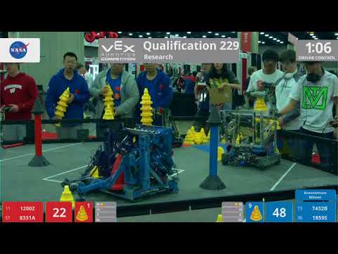 2018 VRC Res Q229 - 1200Z 8331A vs 7432B 1859S - 80 to 92