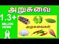 தமிழரசி அறுசுவைகள் Learn Name Of Six Tastes In Tamil For Kids And 