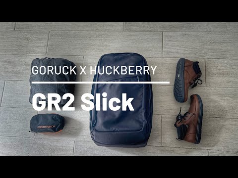 Goruck x Huckberry GR2 Slick - 40L Minimalist Travel Backpack